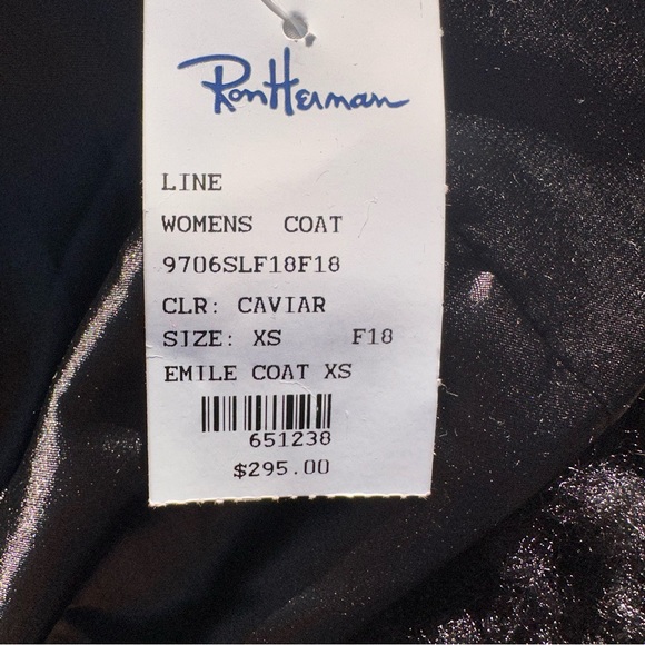 NWT Line The Label Emile Faux Shearling Coat - Picture 8 of 9